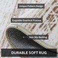 thumbnail image 4 of Boho Area Rug 6x9 Carpet-Rugs for Living Room Distressed Moroccan-Machine Washable Rugs for Bedroom Dining Room Living Room Rug Modern Neutral Rug Light Brown, 4 of 5