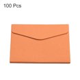 thumbnail image 3 of Unique Bargains Enveloppes Mini Vierges, Porte-Cartes de Rangement, Orange, 100 Unités, Lot de 100, 3 of 6