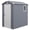 Grey, variant on Outsunny 8' x 6' Plastic Garden Storage Shed with Air Vents, Dark Grey