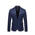 thumbnail image 1 of Men's Fashion England Solid Color High Quality Casual Single Breasted Suit, 1 of 3