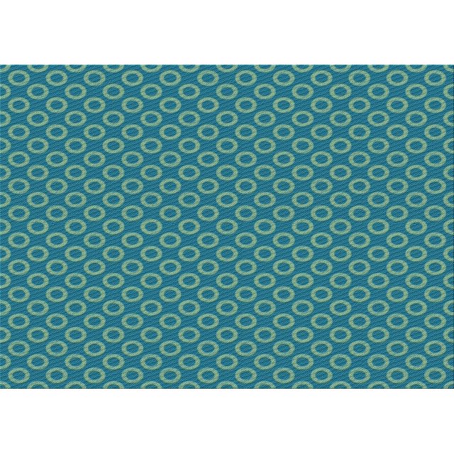 Ahgly Tapis Rectangulaire Lavable en Machine Intérieur Transitionnel Vert Cyan Foncé, 8 Pieds x 12 Pieds