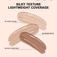 thumbnail image 5 of Skin Color Enhancement Concealer Sponge Applicator Liquid Concealer Durable Bright White Color Corrector Light All Day Long Moisturizing Concealer（3.5ml）, 5 of 5