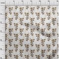 thumbnail image 3 of oneOone Georgette Viscose Dark Olive Green Fabric Asian Block Sewing Craft Projects Fabric Prints By Yard 42 Inch Wide, 3 of 4