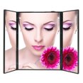 thumbnail image 2 of Makeup Mirror 3-Folding Portable 8 LED Light Beads light mirror Cosmetic Tabletop Mirror Beauty Supplies, 2 of 7