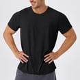 thumbnail image 2 of Taqqpue Men's UPF 50+ Sun Protection Shirts Swim SPF UV Quick Dry Short Sleeve T-Shirts for Athletic Fishing Rash Guard Performance Shirt, 2 of 9