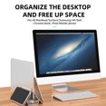 thumbnail image 3 of Vertical Laptop Stand Holder Desk Anti-slip Gravity Tablet & Phone Holder Space-Saving Desk Organizer Notebook Stand for Home Office, 3 of 8