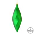 thumbnail image 2 of Vickerman M183104M 8 in. Green Matte Swirl Finial Ornament  6 per Bag, 2 of 3