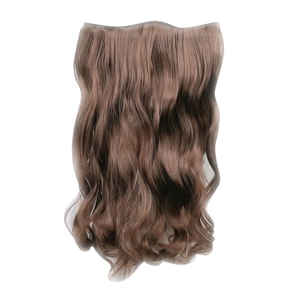 Clip pour cheveux, belles extensions de cheveux ondulées respirantes pour fête de Rendez-Vous pour femmes, marron clair
