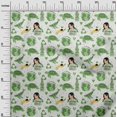 thumbnail image 3 of oneOone Cotton Poplin Twill Green Fabric Earth Sewing Craft Projects Fabric Prints By Yard 56 Inch Wide, 3 of 4