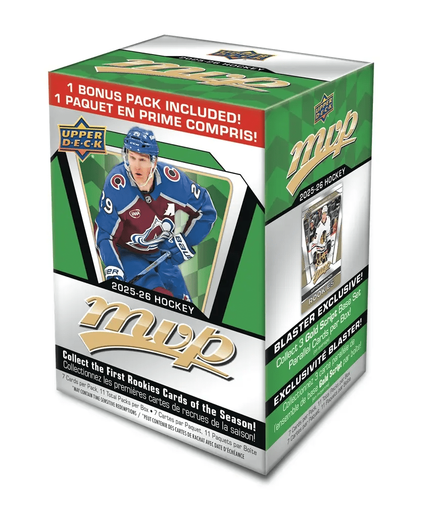 2025-26 Upper Deck MVP Hockey Cards Blaster Box