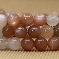 thumbnail image 4 of Natural Multicolor Sunstone Crystal Gemstone 8mm Round Beads Stretch Bracelet 7" Unisex, 4 of 5