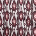 thumbnail image 1 of oneOone Rayon Maroon Fabric Ikat Sewing Material Print Fabric By The Yard 56 Inch Wide, 1 of 4