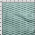 thumbnail image 3 of oneOone Cotton Poplin Light Mint Green Fabric Robot Cartoon Craft Projects Decor Fabric Printed By The Yard 56 Inch Wide, 3 of 4