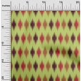 thumbnail image 1 of oneOone Polyester Lycra Fabric Argyle Ikat Printed Craft Fabric BTY 56 Inch Wide, 1 of 4