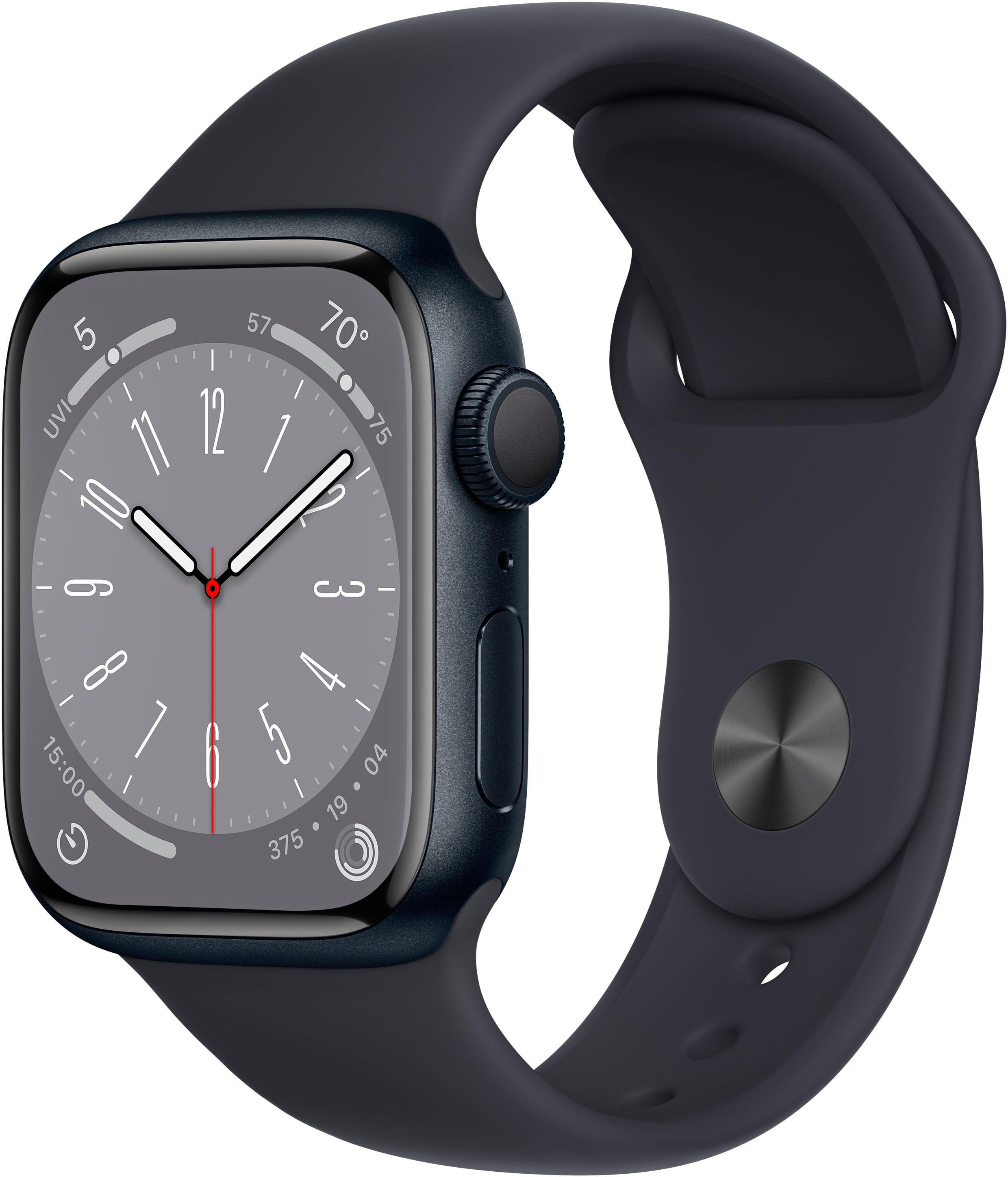 Refurbished Apple Watch Gen 8 Series 8 41mm Midnight Aluminum - Midnight Sport Band MNP53VC/A