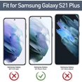 thumbnail image 2 of Vultic [3 Pack] Screen Protector for Samsung Galaxy S21 Plus 5G [Case Friendly], Tempered Glass Film Cover, 2 of 5