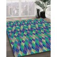 thumbnail image 3 of Ahgly Tapis Rectangulaire Lavable en Machine Vert Menthe, 2 Pieds x 5 Pieds, 3 of 7