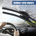thumbnail image 2 of 14inch Windshield Wipers, Multi-Layer Silicone Rubber Wiper Blades, Streak-Free & Ultra-Quiet All-Weather Performance, Replacement for Car 1 Pack, 2 of 8