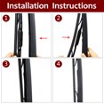 thumbnail image 2 of Unique Bargains Black 325mm 13' Rear Window Windshield Wiper Blade Arm Set for 04-08 Hyundai Tucson, 2 of 7