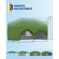 thumbnail image 1 of Eastvita Instant Pop-Up Canopy Tent with 6 Side Walls (Green), 1 of 6