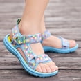 thumbnail image 2 of Kcodviy Children Sandals Breathable Girls Sandals Size 5 Thick Soled Summer Sandals Beach Sandals for Girls Lightweight Soft Soled Children Wedges for Girls Sandals, 2 of 9