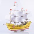 thumbnail image 2 of Kids Wooden Puzzle Kit DIY Merchant Ship Design Wooden Trick Wooden Model Kit, 2 of 10