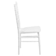 thumbnail image 3 of Chaise Chiavari de la série HERCULES en bois blanc, 3 of 9
