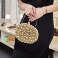 thumbnail image 3 of Sac Pochette de Soirée en Strass pour Femmes, Pochette de Mariée avec Diamants, Sacs à Main pour Mariage, Bal, Cocktail, Fête, 3 of 7