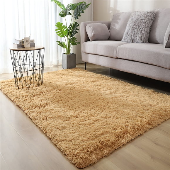 Meitianfacai Super Soft Solid Color Area Rugs for Living Room Anti-Slip Washable Shaggy Area Rug, Square Carpet for Living Room Dining Room Home Bedroom Carpet Floor Decor Mat,31.5x78.7inch