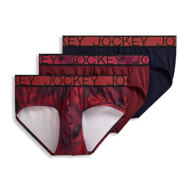 Jockey Men's Active Microfiber Brief - 3 Pack