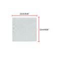 thumbnail image 3 of INSPIRE CHIC Men's Pocket Square Solid Color Handkerchiefs Self-folded For Wedding Party Silver One Size, 3 of 4