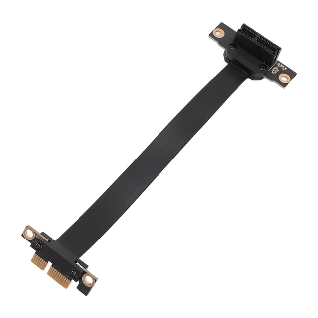 PCIe 3.0 X1 Riser Cable, 8Gbps High Speed, Dual 90 Degree Right Angle Extension Cable, for Sound Card, Capture Card, Card, Card, Data Card, Graphics Card