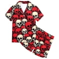thumbnail image 3 of Pyjama en Faux Soie Imprimé d'Halloween pour Filles, Ensemble à Manches Courtes (2 à 13 Ans), 3 of 3