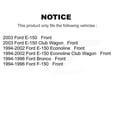 thumbnail image 2 of CMX Front Ceramic Disc Brake Pads CMX-D632 for Car Ford F-150 E-150 Econoline Bronco Club Wagon, 2 of 9
