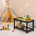 thumbnail image 4 of Gymax Patented Wood Kids Activity Play Table Block Table Multifunction W/Storage Espresso, 4 of 10
