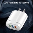 thumbnail image 4 of WIFKLSIIPG Tête de Charge USB à 3 Ports Tête de Charge à Agencement de Couleurs Macaron Tête de Charge USB Portable, 4 of 4