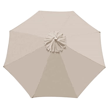 Aqestyerly Housse de Parasol d'Extérieur Imperméable Protection UV Toile d'Ombrage Auvent de Remplacement pour Parasol de Jardin pour Patio HWRETIE