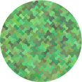 thumbnail image 1 of Ahgly Company Machine Washable Indoor Square Transitional Green Area Rugs, 3' Square, 1 of 7