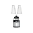 thumbnail image 1 of Ninja BN401 Nutri Pro Compact Personal Blender, Auto-iQ Technology, 1100-Peak-Watts, for Frozen Drinks, Smoothies, Sauces & More, with (2) 24-oz. To-Go Cups & Spout Lids, Cloud Silver, 1 of 7