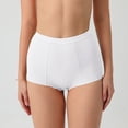 thumbnail image 4 of PMVFHDE Women High Rise Shaping Shorts Solid Color Rear Lift Boy Shorts Underwear Full Coverage Comfortable Panties High Waisted Underwear For Women, 4 of 5