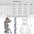 thumbnail image 3 of Kcodviy Robes Vintage Bohèmes Quotidiennes en Coton pour Femmes Décontractées d'Été Décontractées Sans Manches à Enfiler Grande Taille Robes d'Été pour Femmes Robe Imprimée Ajourée Col en V par-Dessus Plage Longue Robe, 3 of 5