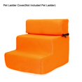 thumbnail image 1 of Pet Ladder Cover Detachable Comfortable Faux Leather Non-slip Dog Ramp Stairs Case for Puppy, 1 of 8