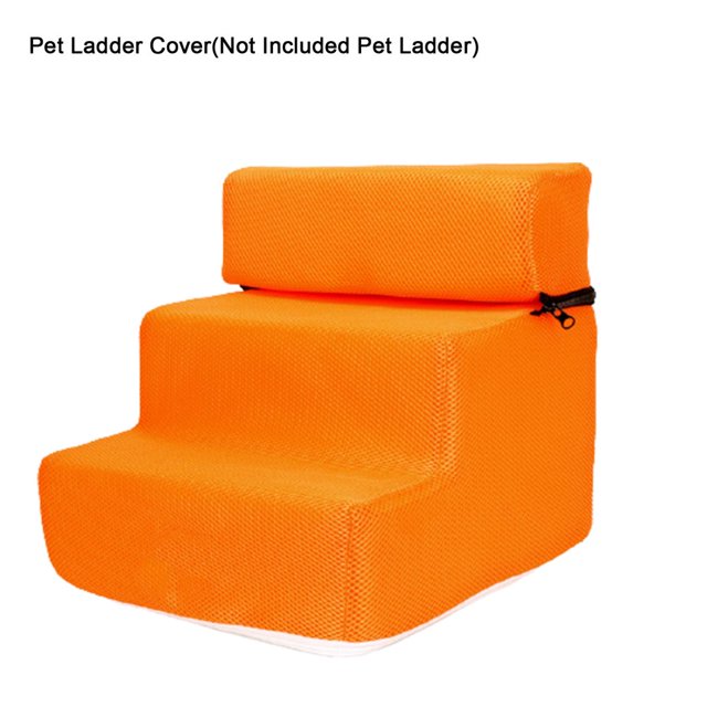 Pet Ladder Cover Detachable Comfortable Faux Leather Non-slip Dog Ramp Stairs Case for Puppy