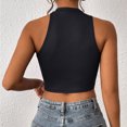thumbnail image 4 of LSLJS Fashion Women Sleeveless Garment Comfortable Breathable Round-Neck Blouses Tops, Womens Tank Tops, 4 of 5