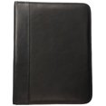 thumbnail image 1 of Piel Leather Three-Ring Binder Blk, Black, One Size, 1 of 4