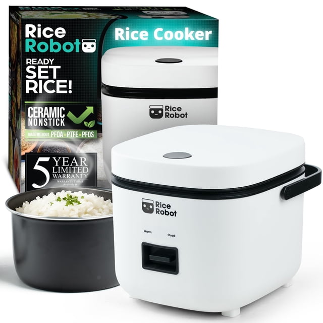 Cuiseur à Riz Personnel Robot, Sans PFAS, Sans Sucre