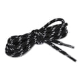 thumbnail image 2 of INSPIRE CHIC 3 Paires Lacets Ronds Antidérapants Résistants à l'Usure pour Bottes pour la Randonnée la Marche Chaussures d'Extérieur Noir Blanc 140cm / 55.11 Pieds, 2 of 4