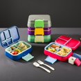 thumbnail image 4 of Lunch Box For Kids Lunch Container With 5 Compartments Leak Proof Portable Handle Microwave/Dishwasher, 4 of 9