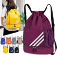 thumbnail image 2 of 2025 Upgraded Waterproof Drawstring Backpack, Light And Large-capacity Sports Bag, Dry And Wet Separation, Suitable For Swimming, Fitness, Travel, Basketball-durable And Breathable, 2 of 4