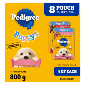 PEDIGREE Puppy Wet Dog Food Variety 3.6KG
